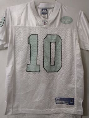 Vintage Y2K Reebok NY Jets Football Jersey #10 Pennington Youth Size XL